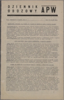 Dziennik Obozowy APW 1946.04.25, R. 3 nr 92