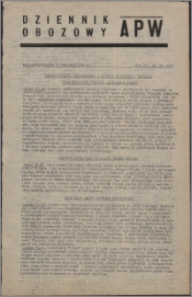 Dziennik Obozowy APW 1946.04.29, R. 3 nr 95