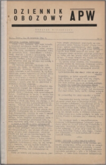 Dziennik Obozowy APW : dodatek tygodniowy 1944 nr 5