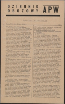Dziennik Obozowy APW : dodatek tygodniowy 1944 nr 8