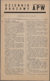 Dziennik Obozowy APW : dodatek tygodniowy 1944 nr 11