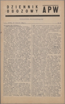 Dziennik Obozowy APW : dodatek tygodniowy 1944 nr 21