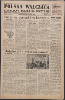Polska Walcząca - Kombatant Polski na Obczyźnie 1949.01.29, R. 11 nr 4