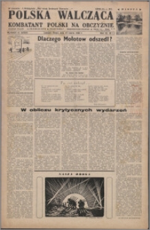 Polska Walcząca - Kombatant Polski na Obczyźnie 1949.03.19, R. 11 nr 11