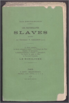 Les nationalités slaves : lettres au révérend P. Gagagarin (S.-J.)