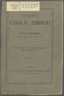 Le comte Ladislas Zamoyski
