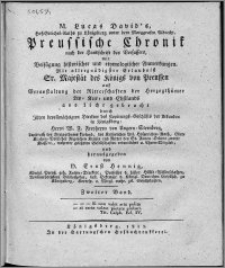 M. Lucas David's Hof-Gerichts-Raths zu Königsberg unter dem Marggrafen Albrecht, Preussische Chronik
