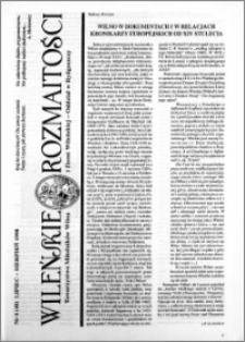 Wileńskie Rozmaitości 1998 nr 4 (48) lipiec-sierpień
