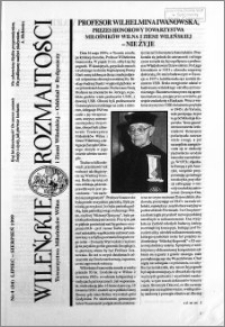 Wileńskie Rozmaitości 1999 nr 4 (54) lipiec-sierpień