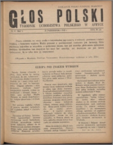 Głos Polski : tygodnik uchdźstwa polskiego w Afryce 1945, R. 1 nr 3