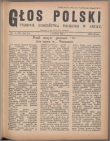 Głos Polski : tygodnik uchdźstwa polskiego w Afryce 1946, R. 2 nr 4 (17)