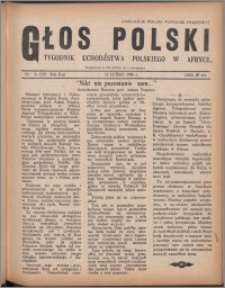 Głos Polski : tygodnik uchdźstwa polskiego w Afryce 1946, R. 2 nr 6 (19)