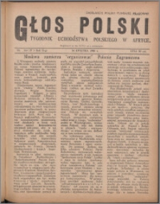 Głos Polski : tygodnik uchdźstwa polskiego w Afryce 1946, R. 2 nr 14 (27)
