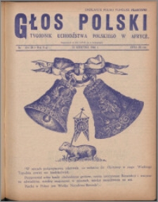 Głos Polski : tygodnik uchdźstwa polskiego w Afryce 1946, R. 2 nr 15 (28)