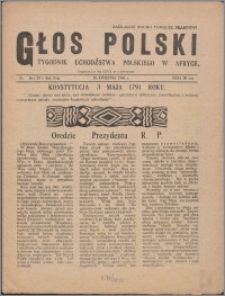 Głos Polski : tygodnik uchdźstwa polskiego w Afryce 1946, R. 2 nr 16 (29)