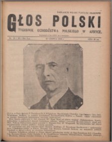 Głos Polski : tygodnik uchdźstwa polskiego w Afryce 1946, R. 2 nr 25 (38)