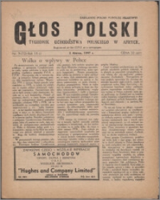 Głos Polski : tygodnik uchdźstwa polskiego w Afryce 1947, R. 3 nr 9 (72)