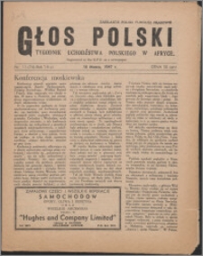 Głos Polski : tygodnik uchdźstwa polskiego w Afryce 1947, R. 3 nr 11 (74)