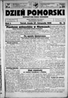 Dzień Pomorski, 1929.11.27, R. 1 nr 15