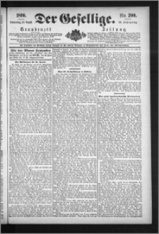 Der Gesellige : Graudenzer Zeitung 1890.08.28, Jg. 65, No. 200