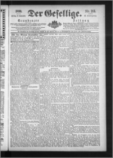 Der Gesellige : Graudenzer Zeitung 1890.09.12, Jg. 65, No. 213
