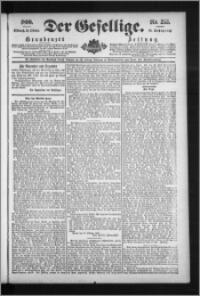 Der Gesellige : Graudenzer Zeitung 1890.10.29, Jg. 65, No. 253