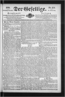 Der Gesellige : Graudenzer Zeitung 1890.11.27, Jg. 65, No. 278