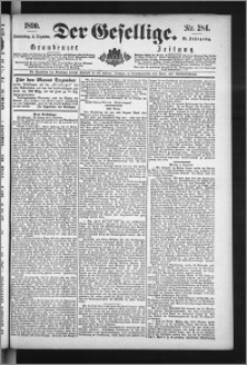 Der Gesellige : Graudenzer Zeitung 1890.12.04, Jg. 65, No. 284
