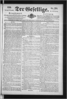 Der Gesellige : Graudenzer Zeitung 1890.12.16, Jg. 65, No. 294