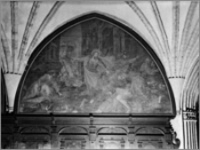 Pelplin. Bazylika katedralna Wniebowzięcia NMP. Krużganek północny. Obraz „Wypędzenie przekupniów ze świątyni”