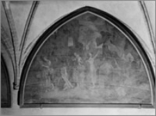 Pelplin. Bazylika katedralna Wniebowzięcia NMP. Krużganek południowy. Obraz „Dobre uczynki Hioba” (lub „Nagich przyodziać”)