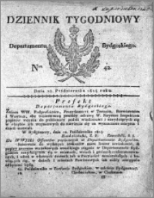 Dziennik Tygodniowy Departamentu Bydgoskiego 1814.10.18 nr 42