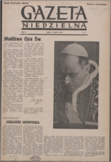 Gazeta Niedzielna 1950.01.01, R. 2 nr 1