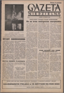 Gazeta Niedzielna 1950.01.22, R. 2 nr 4