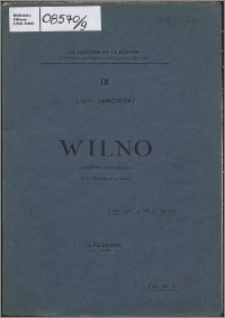 Wilno : [esquisse historique]