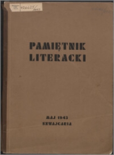 Pamiętnik Literacki 1943