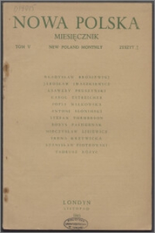 Nowa Polska = New Poland Monthly 1945, T. 5 z. 2