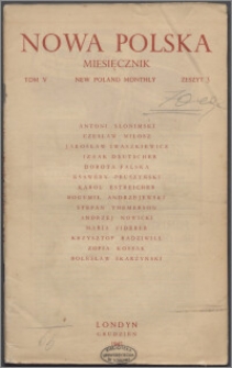 Nowa Polska = New Poland Monthly 1945, T. 5 z. 3