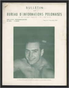 Bulletin du Bureau d'Informations Polonaises : bulletin hebdomadaire 1953.11.02, An. 9 no 276