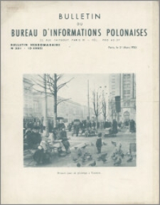 Bulletin du Bureau d'Informations Polonaises : bulletin hebdomadaire 1955.03.31, An. 10 no 331
