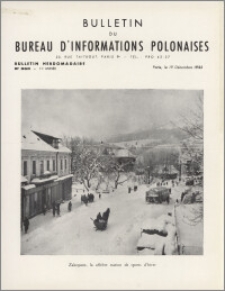 Bulletin du Bureau d'Informations Polonaises : bulletin hebdomadaire 1955.12.19, An. 10 no 350