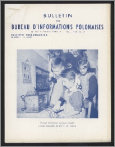 Bulletin du Bureau d'Informations Polonaises : bulletin hebdomadaire 1956.07.09, An. 11 no 372