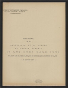 Bulletin du Bureau d'Informations Polonaises : bulletin hebdomadaire 1956.11.09, An. 11- dodatek (1)
