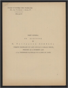 Bulletin du Bureau d'Informations Polonaises : bulletin hebdomadaire 1956, An. 11- dodatek (3)