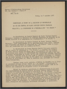 Bulletin du Bureau d'Informations Polonaises : bulletin hebdomadaire 1957.10.07, An. 12- dod. (3)