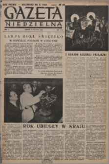 Gazeta Niedzielna 1952.01.06, R. 4 nr 1 (141)