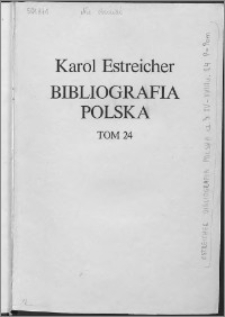 Bibliografia polska. Cz. 3, Stólecie [!] XV-XVIII w układzie abecadłowym. T. 13 (24), P-Pom