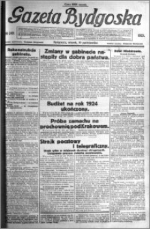 Gazeta Bydgoska 1923.10.30 R.2 nr 249