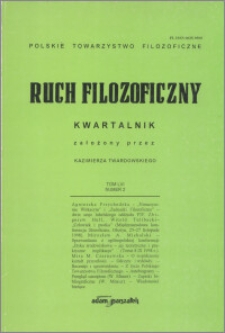 Ruch Filozoficzny 1999, T. 56 nr 2