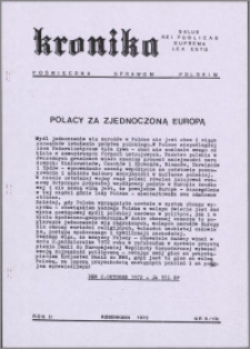 Kronika Poświęcona Sprawom Polskim 1972, R. 2 nr 9 (19)